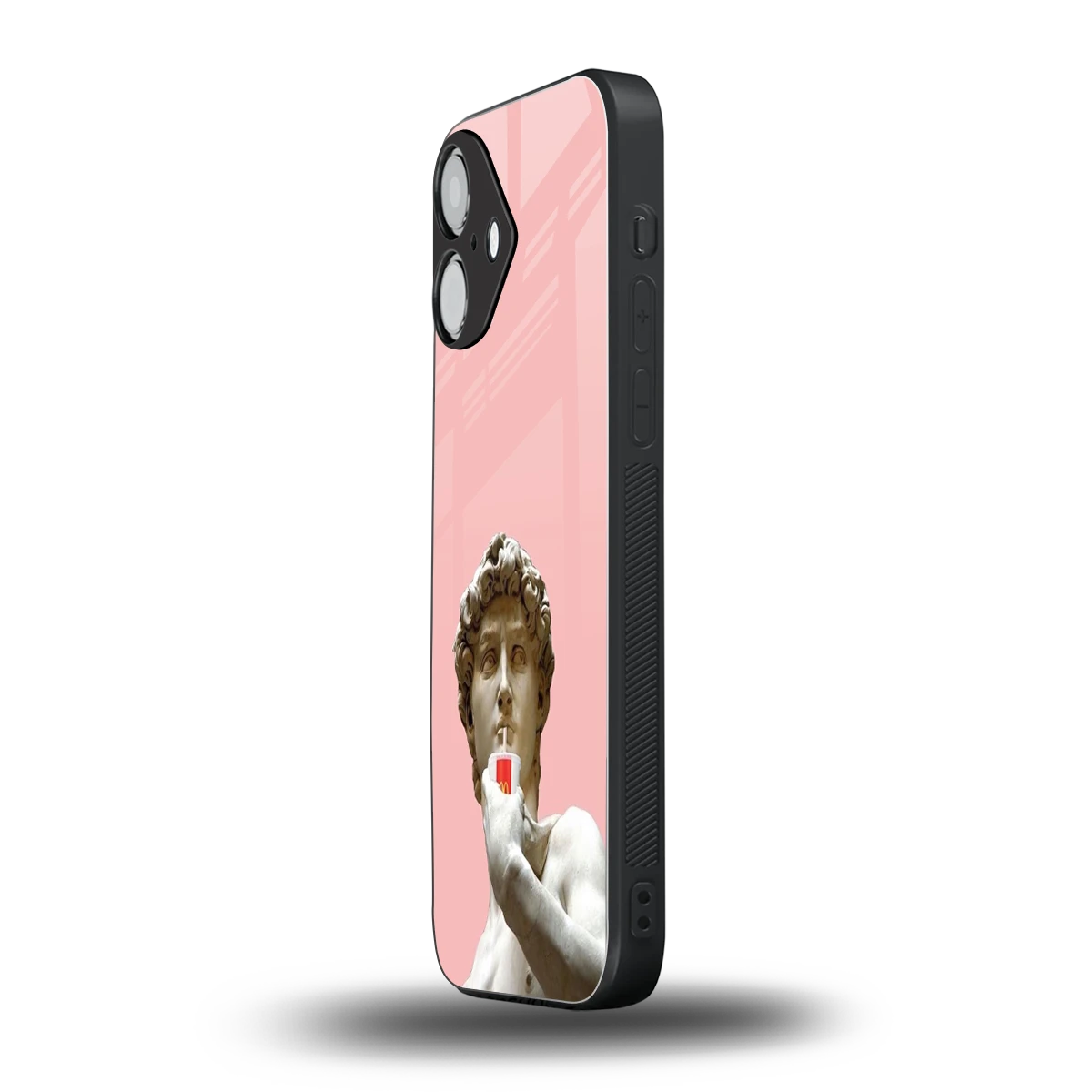 Mc David iPhone 16 mobile cover | shockproof glass phone case