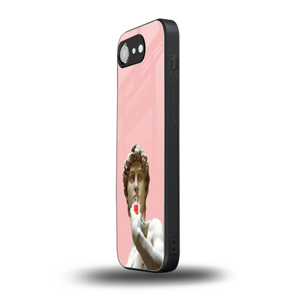 Mc David iphone 16e mobile cover | shockproof glass phone case
