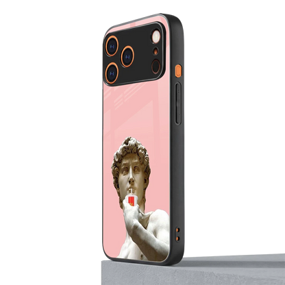 Mc David iphone 17 pro max mobile cover | shockproof glass phone case