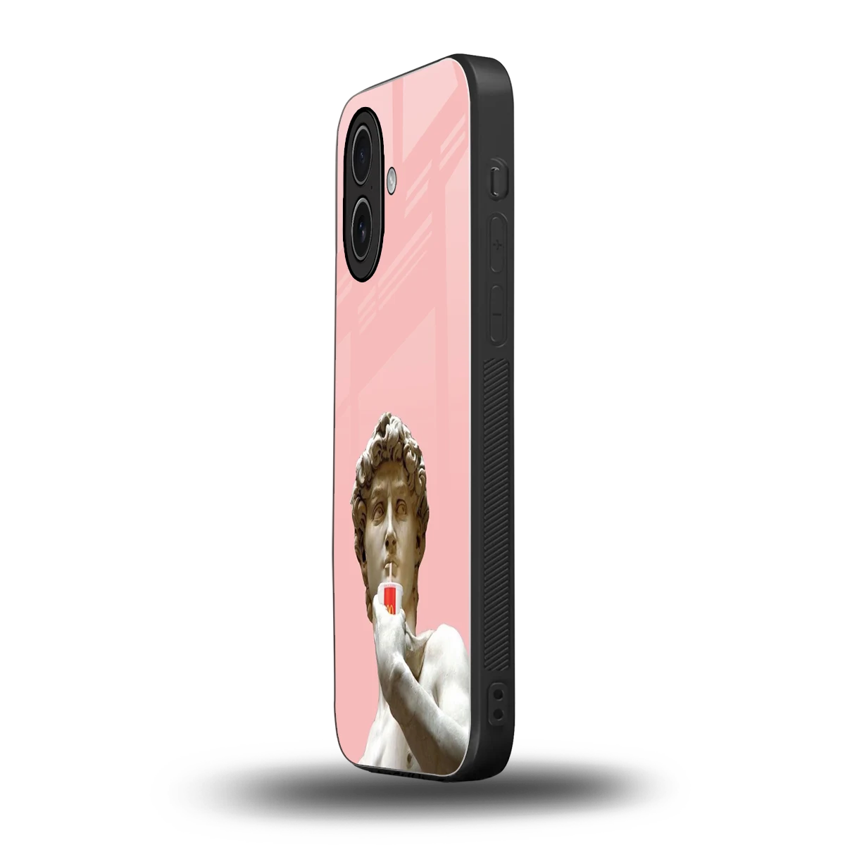 Mc David iphone 17 mobile cover | shockproof glass phone case