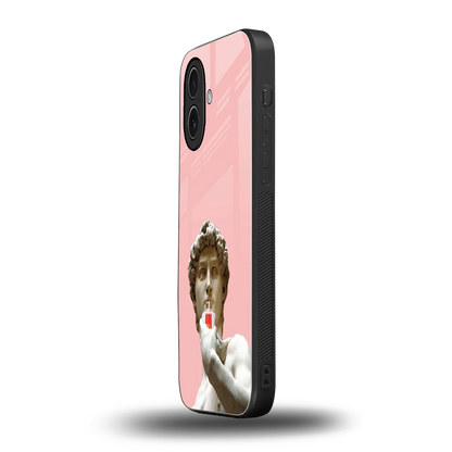 Mc David iphone 17 mobile cover | shockproof glass phone case