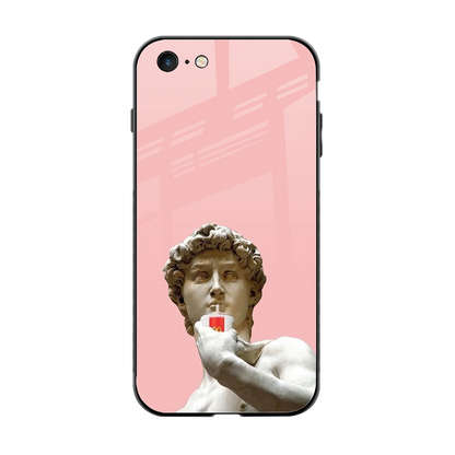 Mc David back phone cover | glass case for iphone 6s plus