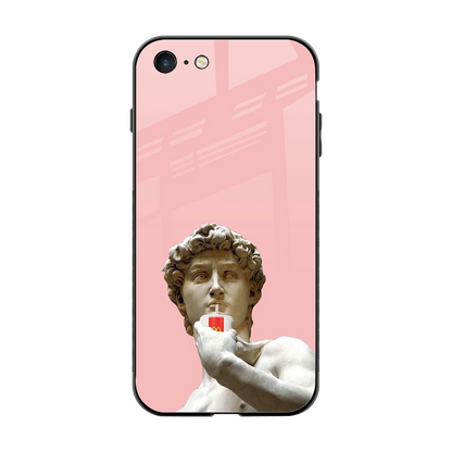 Mc David back phone cover | glass case for iphone 7