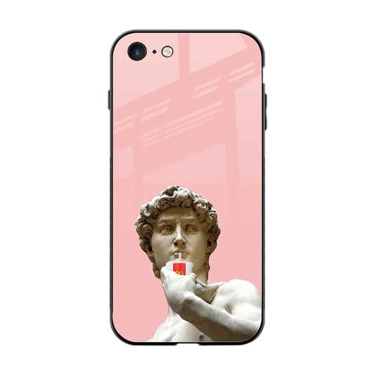 Mc David back phone cover | glass case for iphone 7
