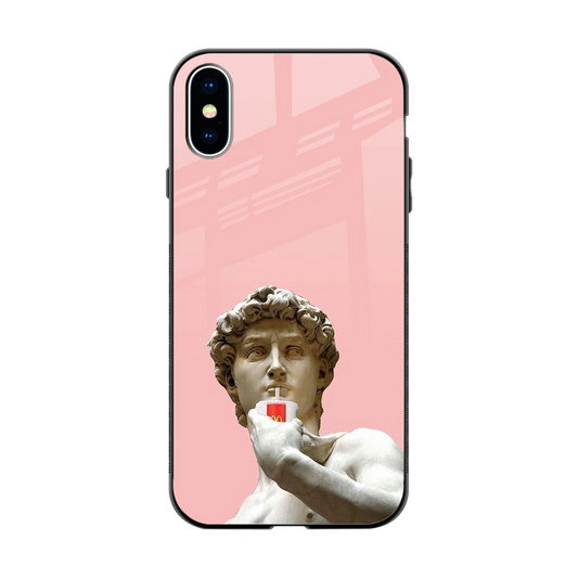 Mc David back phone cover | glass case for iphone x