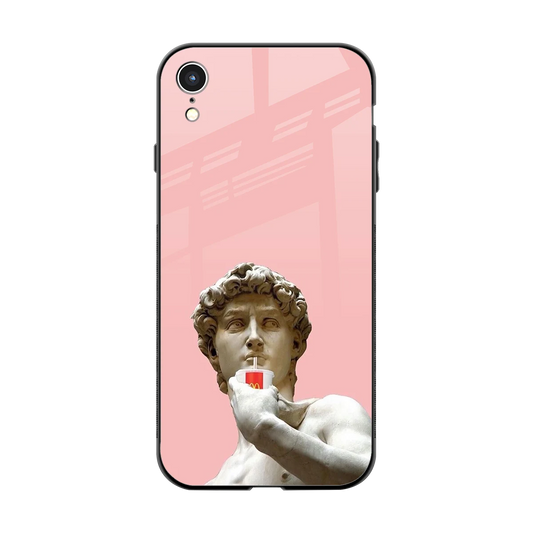 Mc David back phone cover | glass case for iphone xr