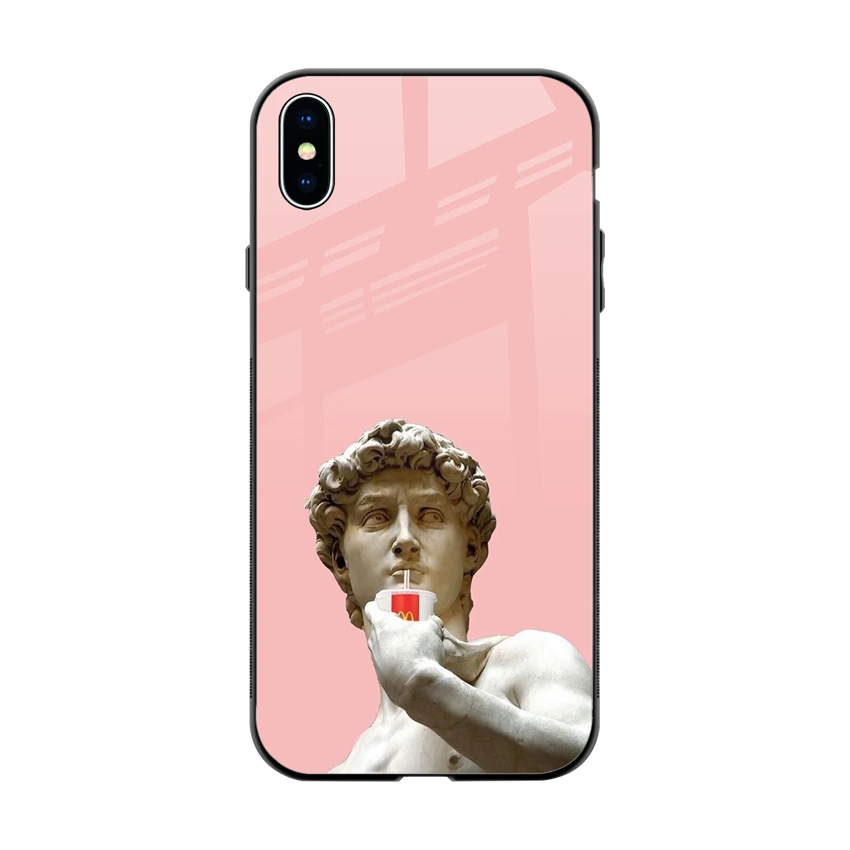 Mc David back phone cover | glass case for iphone xs max