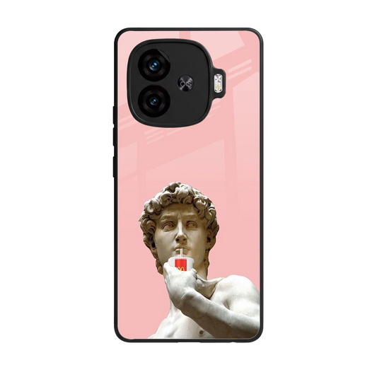 Mc David back phone cover | glass case for iqoo neo 10r 5g