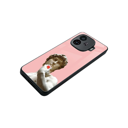 Mc David stylish phone case for iqoo neo 10r 5g | glossy glass and slim fit