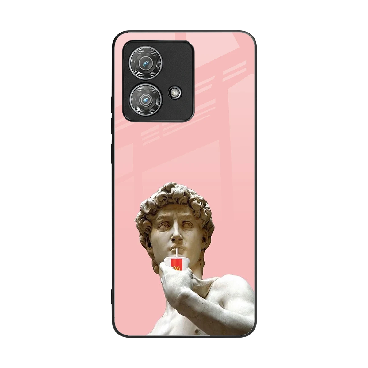 Mc David back phone cover | glass case for motorola edge 40 neo 5g