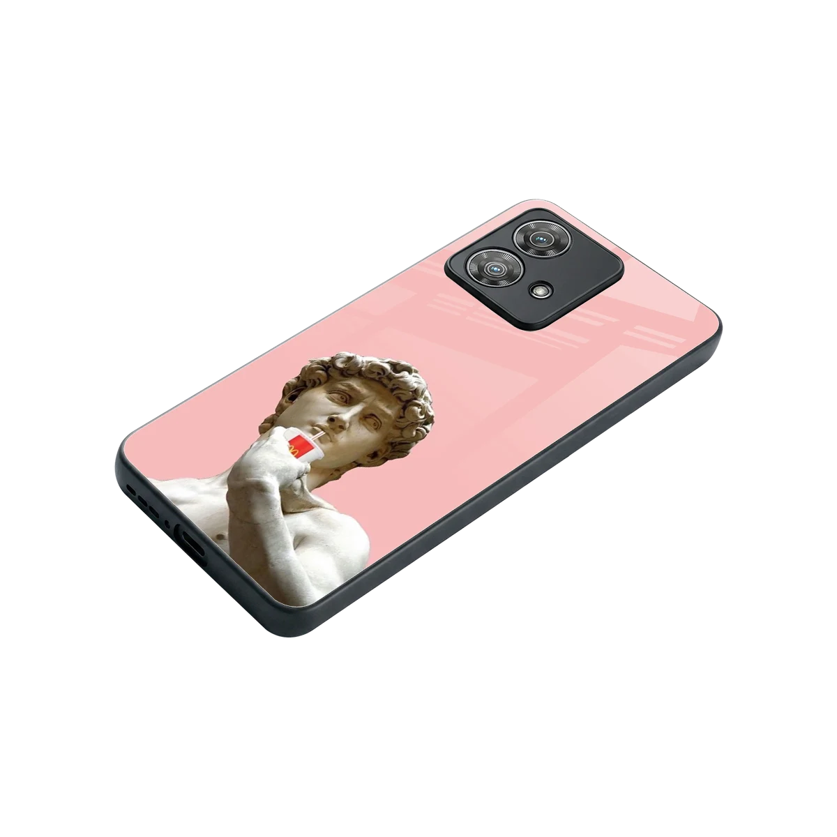 Mc David stylish phone case for motorola edge 40 neo 5g | glossy glass and slim fit