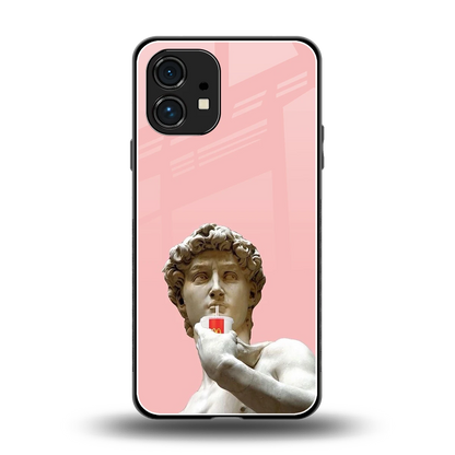Mc David back phone cover | glass case for nothing phone 1