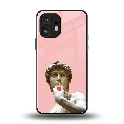 Mc David back phone cover | glass case for nothing phone 2