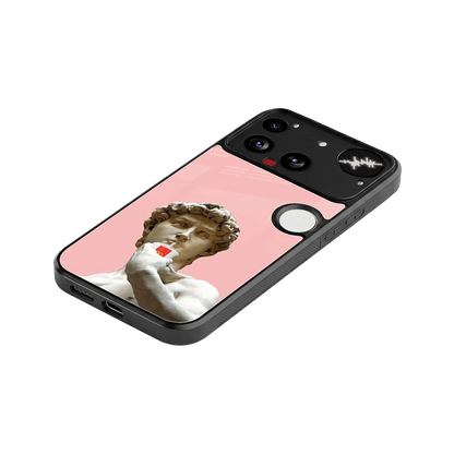 Mc David stylish phone case for nothing phone 3 | glossy glass and slim fit