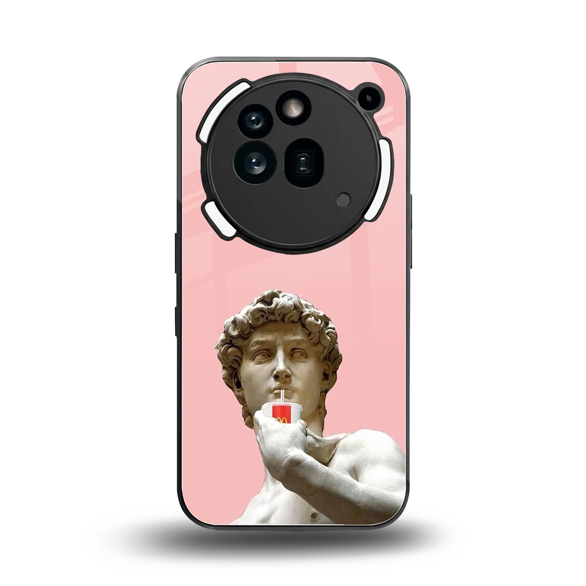 Mc David back phone cover | glass case for nothing phone 3a pro