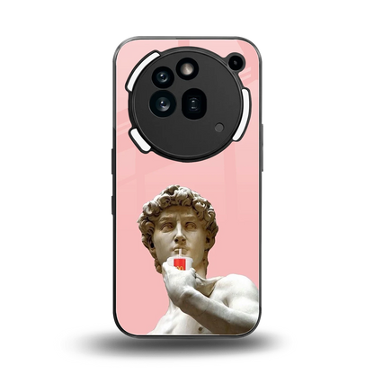 Mc David back phone cover | glass case for nothing phone 3a pro