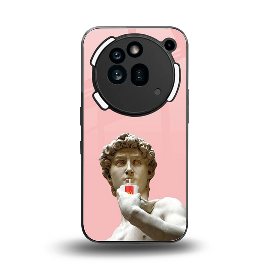 Mc David back phone cover | glass case for nothing phone 3a pro