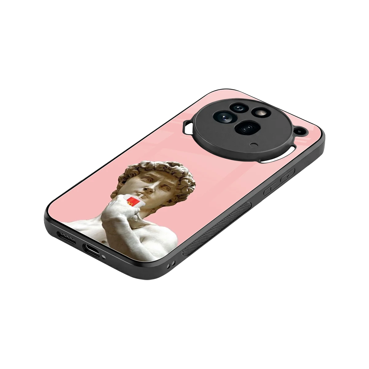 Mc David stylish phone case for nothing phone 3a pro | glossy glass and slim fit