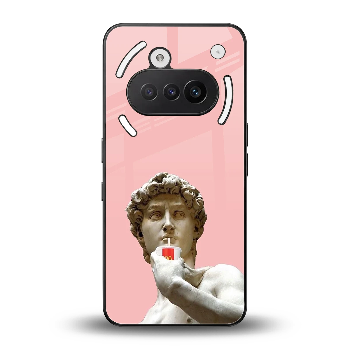 Mc David back phone cover | glass case for nothing phone 3a