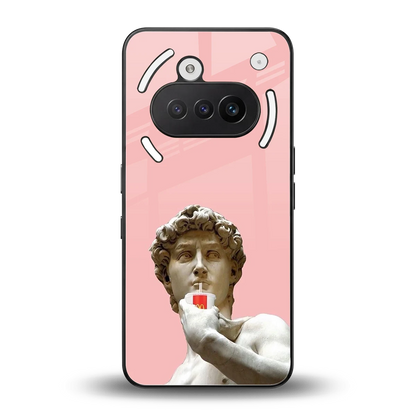 Mc David back phone cover | glass case for nothing phone 3a