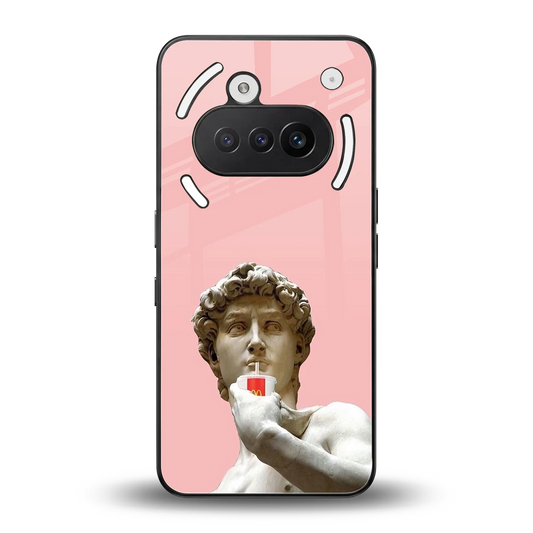 Mc David back phone cover | glass case for nothing phone 3a