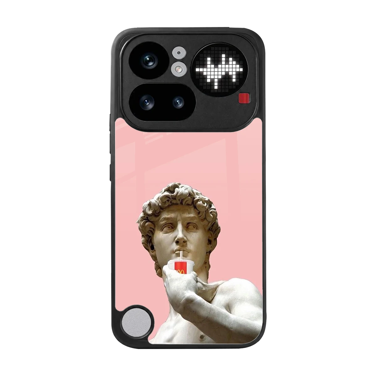 Mc David back phone cover | glass case for nothing phone 4a pro