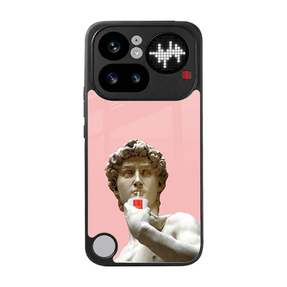 Mc David back phone cover | glass case for nothing phone 4a pro