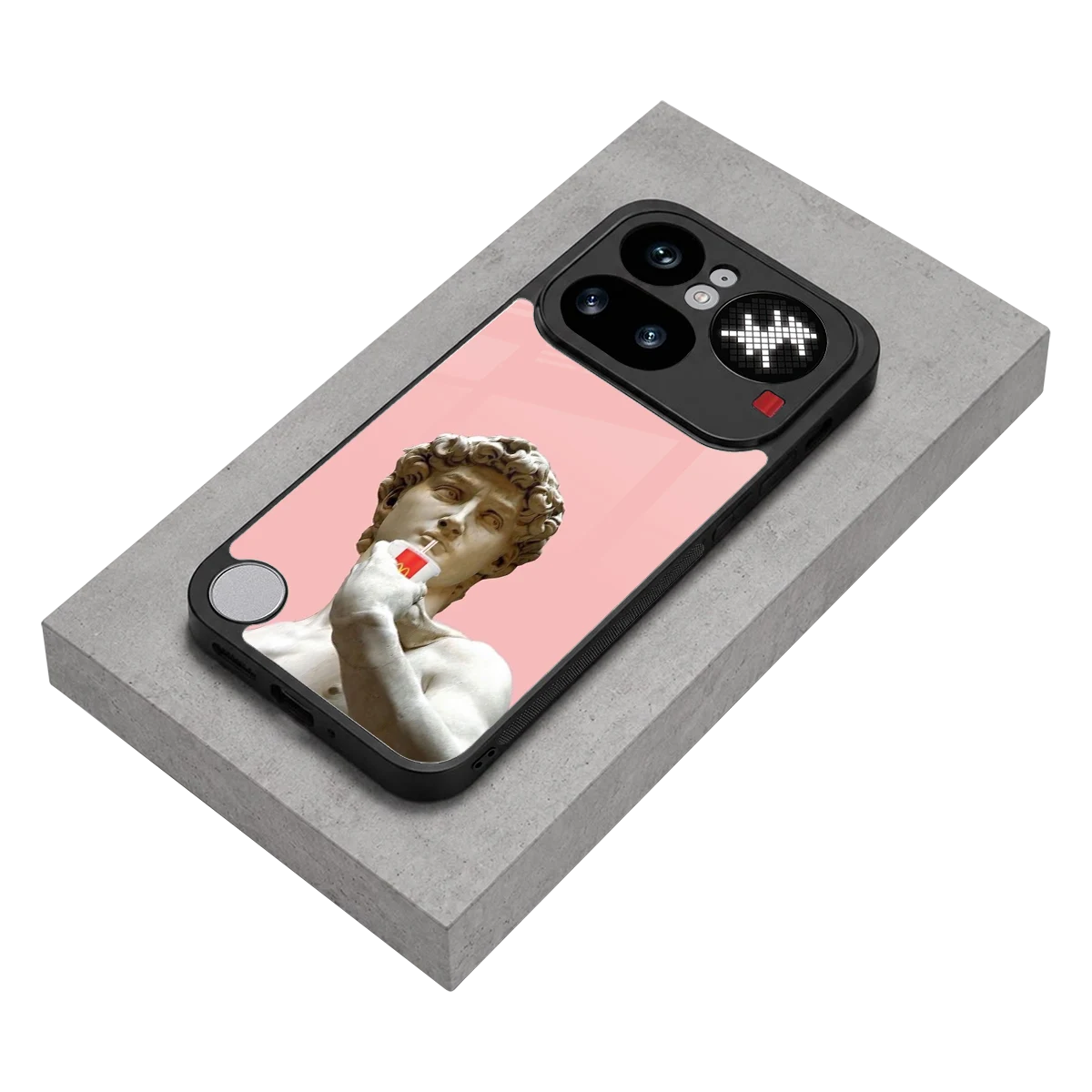 Mc David stylish phone case for nothing phone 4a pro | glossy glass and slim fit