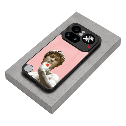 Mc David stylish phone case for nothing phone 4a pro | glossy glass and slim fit