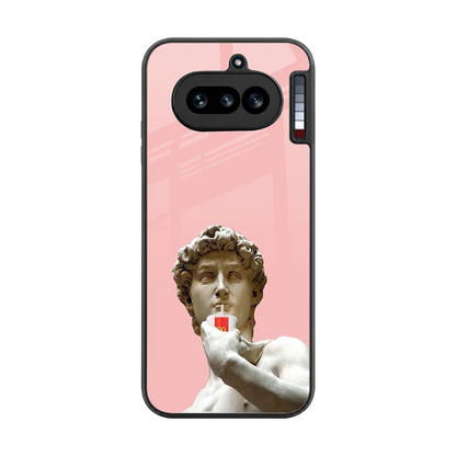 Mc David back phone cover | glass case for nothing phone 4a