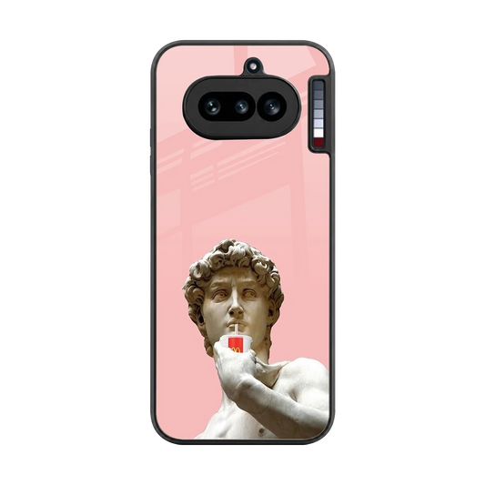 Mc David back phone cover | glass case for nothing phone 4a