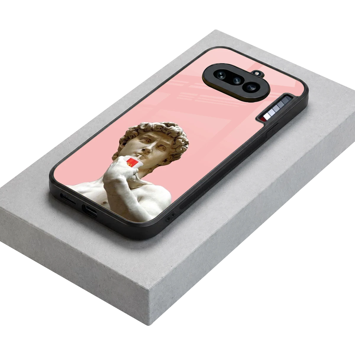 Mc David stylish phone case for nothing phone 4a | glossy glass and slim fit