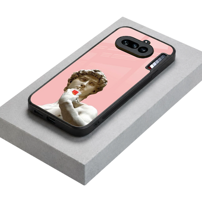 Mc David stylish phone case for nothing phone 4a | glossy glass and slim fit