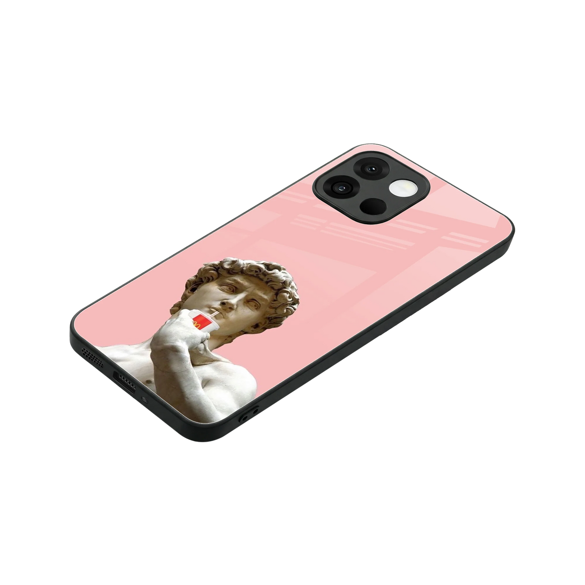 Mc David stylish phone case for oneplus 13s | glossy glass and slim fit