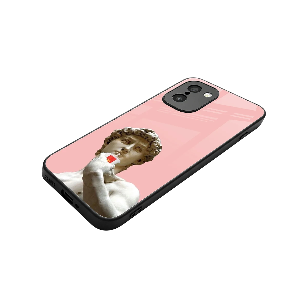 Mc David stylish phone case for oneplus 15r | glossy glass and slim fit
