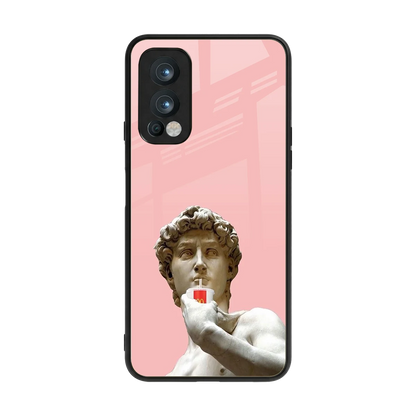 Mc David back phone cover | glass case for oneplus nord 2