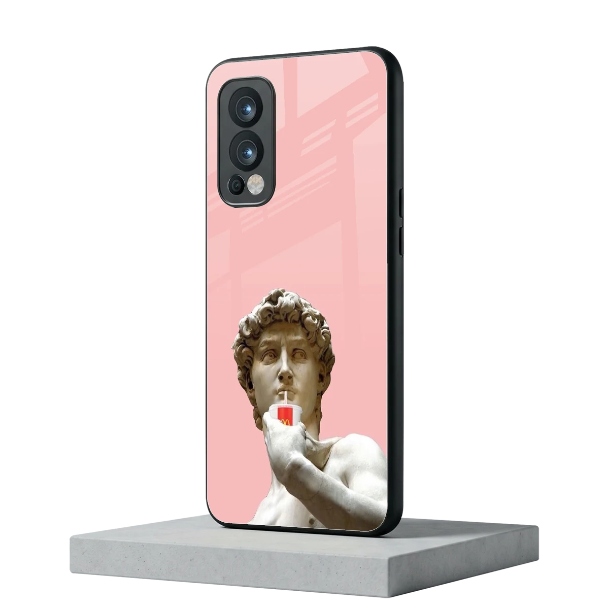 Mc David oneplus nord 2 mobile cover | shockproof glass phone case