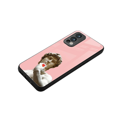 Mc David stylish phone case for oneplus nord 2 | glossy glass and slim fit