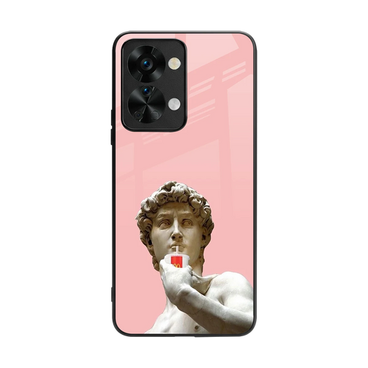 Mc David back phone cover | glass case for oneplus nord 2t
