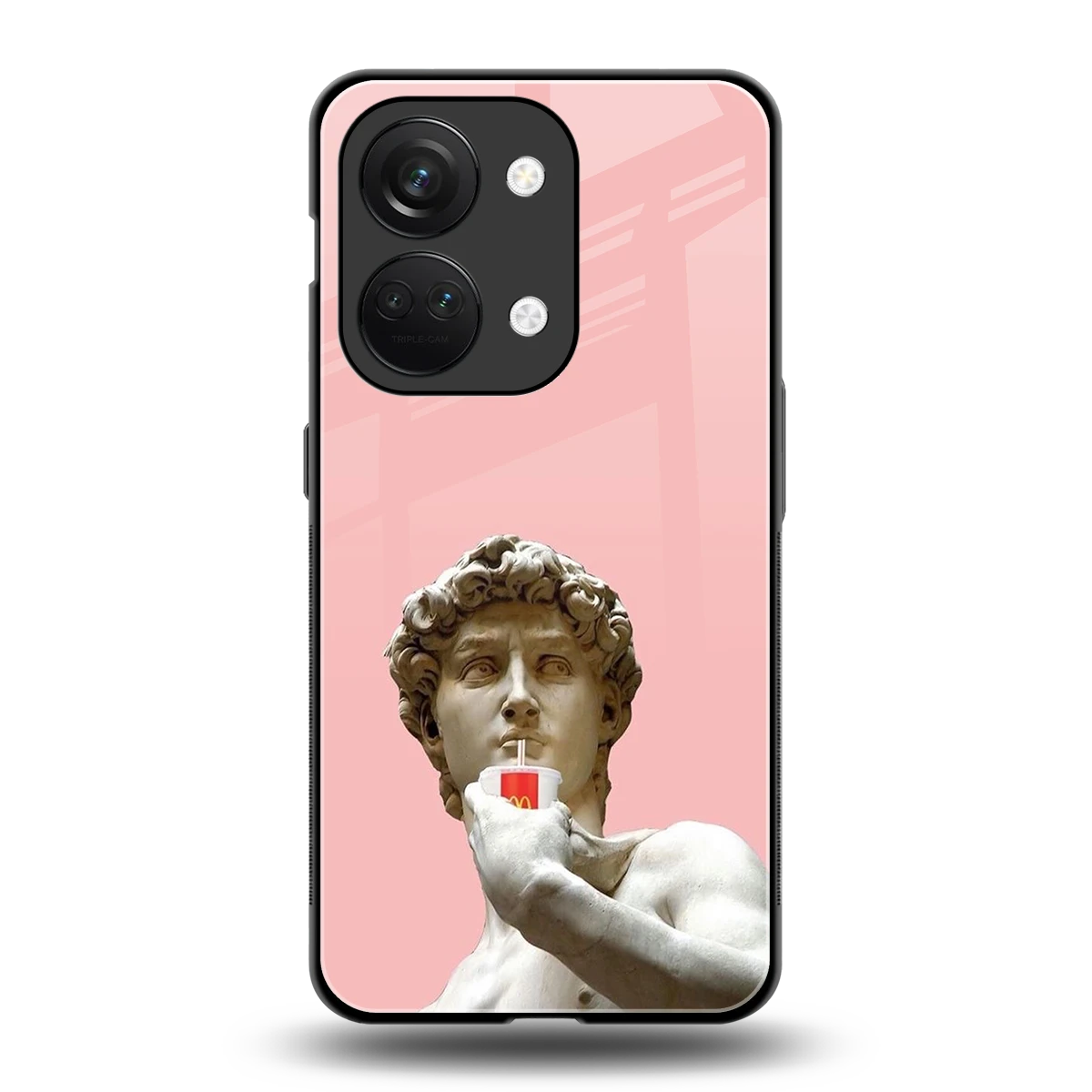 Mc David back phone cover | glass case for oneplus nord 3