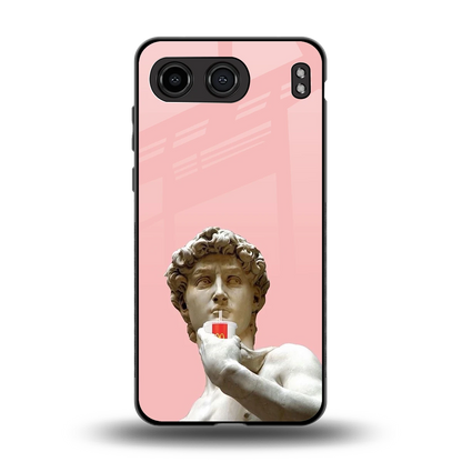 Mc David back phone cover | glass case for oneplus nord 4