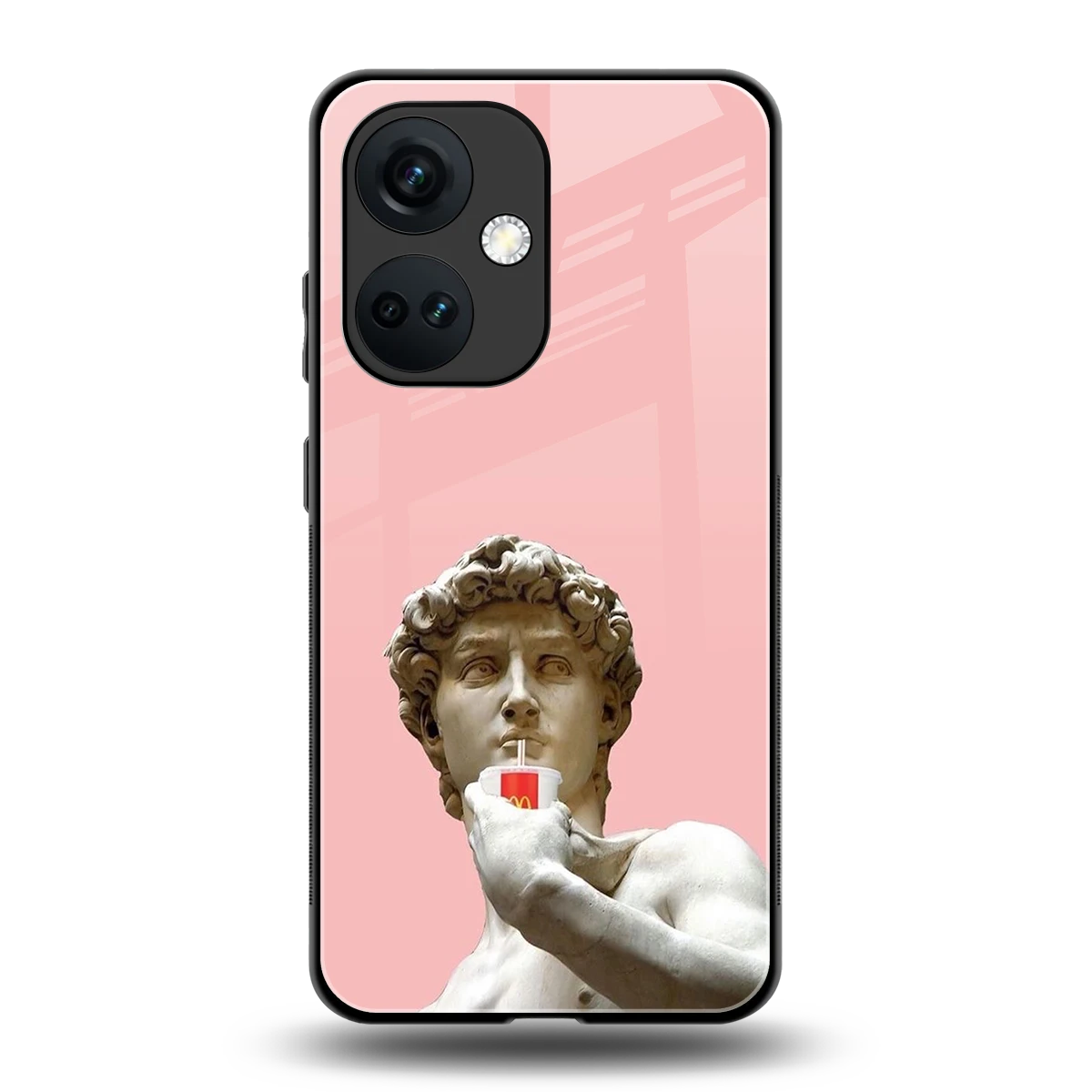 Mc David back phone cover | glass case for oneplus nord ce 3