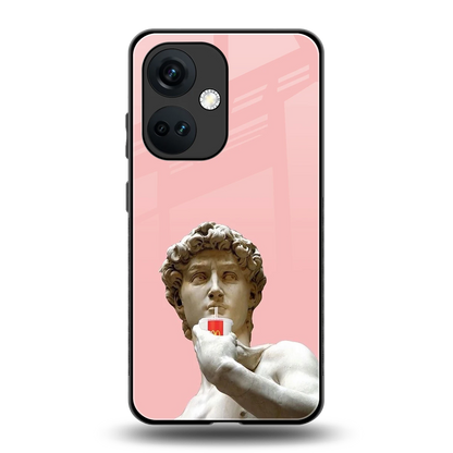 Mc David back phone cover | glass case for oneplus nord ce 3