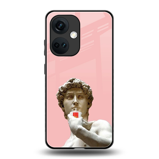 Mc David back phone cover | glass case for oneplus nord ce 3