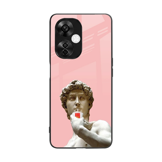 Mc David back phone cover | glass case for oneplus nord ce 3 lite