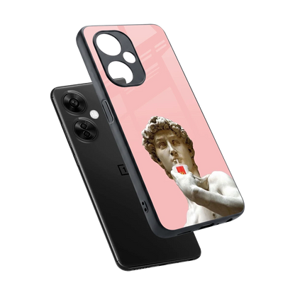 Mc David sleek oneplus nord ce 3 lite cover with tempered glass back and TPU edges