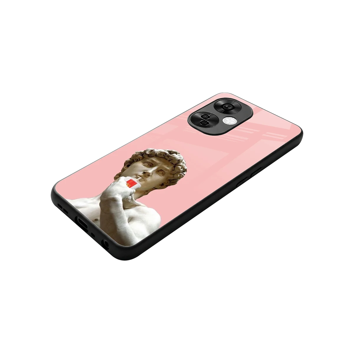 Mc David stylish phone case for oneplus nord ce 3 lite | glossy glass and slim fit