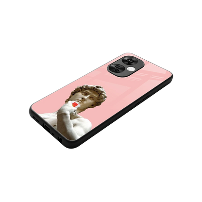 Mc David stylish phone case for oneplus nord ce 3 lite | glossy glass and slim fit