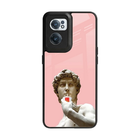 Mc David back phone cover | glass case for oneplus nord ce 2