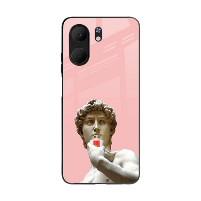 Mc David back phone cover | glass case for oppo a5x 5g